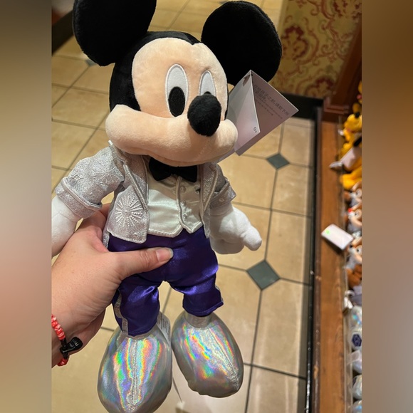 NEW Mickey Mouse Plush with Disney100 Outfit – 13 1/4'' - Picture 5 of 6